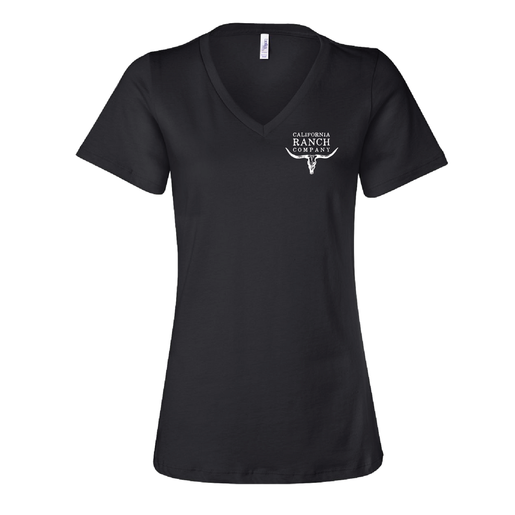 CRC BIG RANCH - Women's V-Neck Short Sleeve Tee
