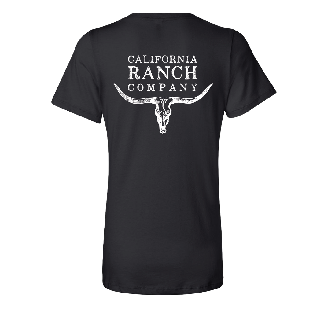 CRC BIG RANCH - Women's V-Neck Short Sleeve Tee