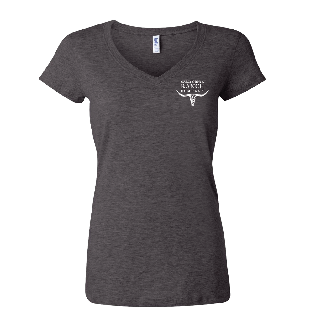 CRC BIG RANCH - Women's V-Neck Short Sleeve Tee