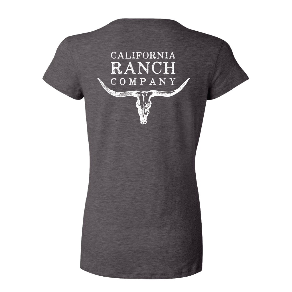 CRC BIG RANCH - Women's V-Neck Short Sleeve Tee