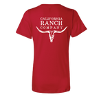 CRC BIG RANCH - Women's V-Neck Short Sleeve Tee