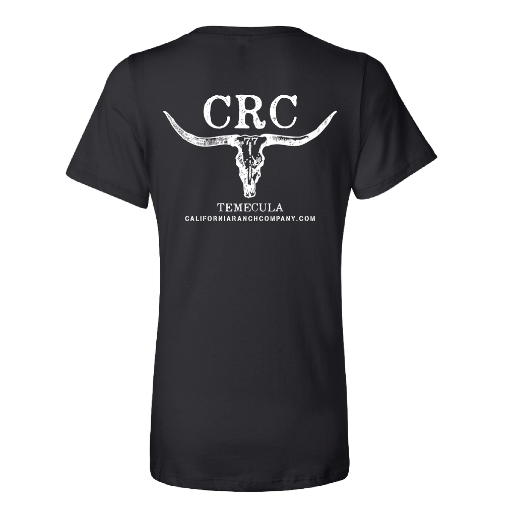 CRC Longhorn - Women's V-Neck Short Sleeve Tee