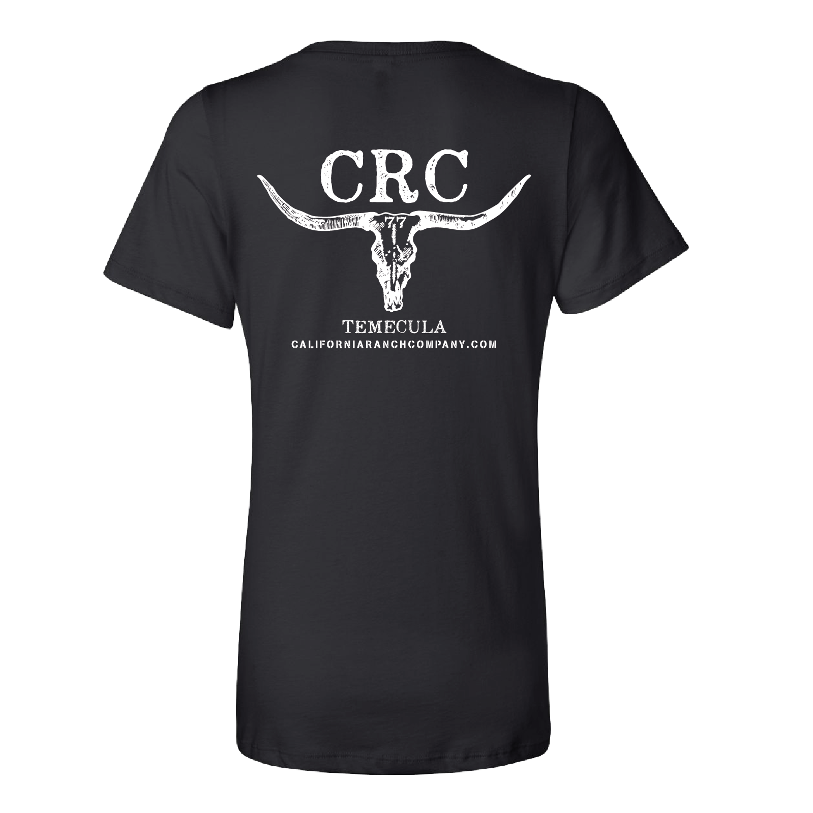 CRC Longhorn - Women's V-Neck Short Sleeve Tee