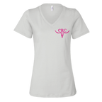 CRC Longhorn - Women's V-Neck Short Sleeve Tee