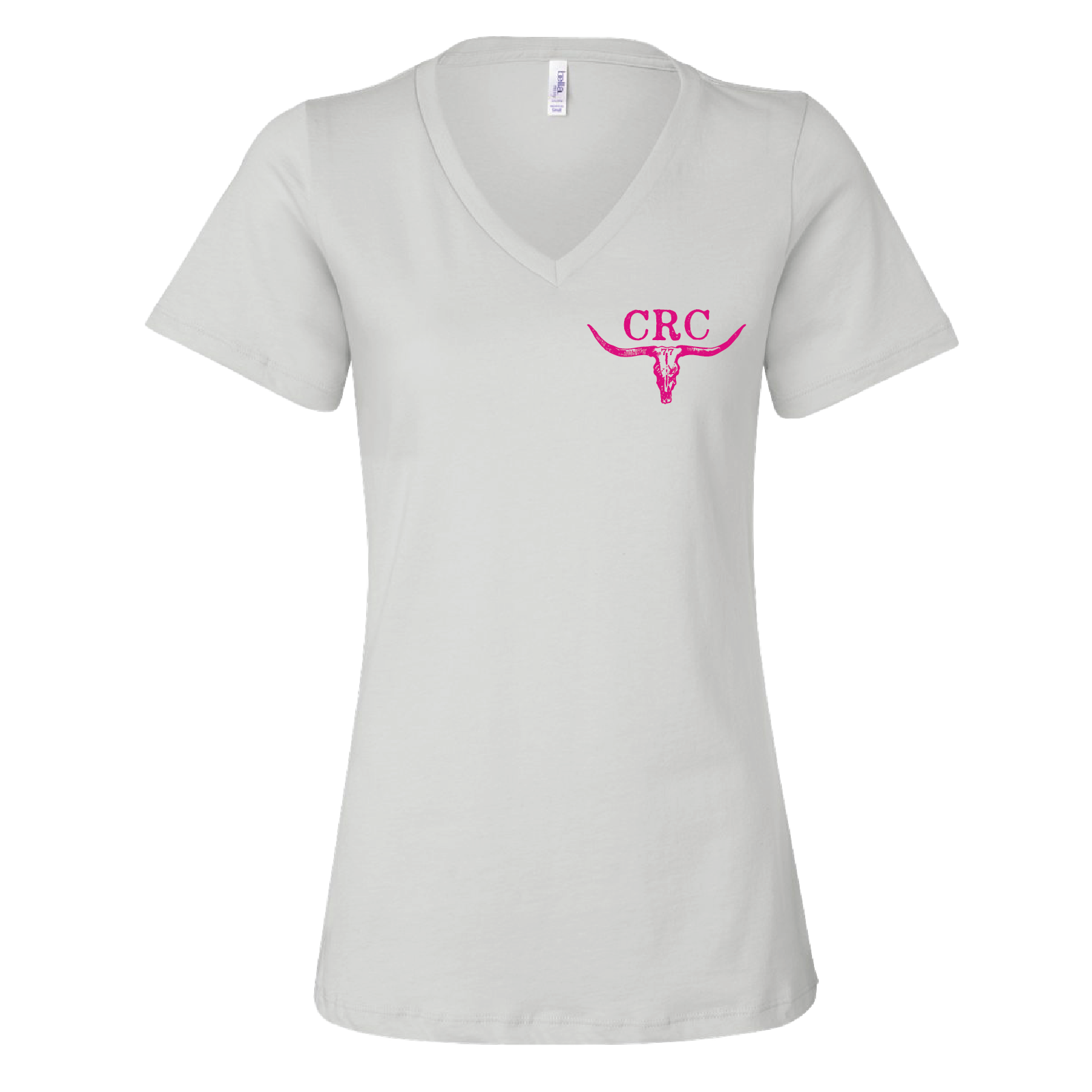 CRC Longhorn - Women's V-Neck Short Sleeve Tee