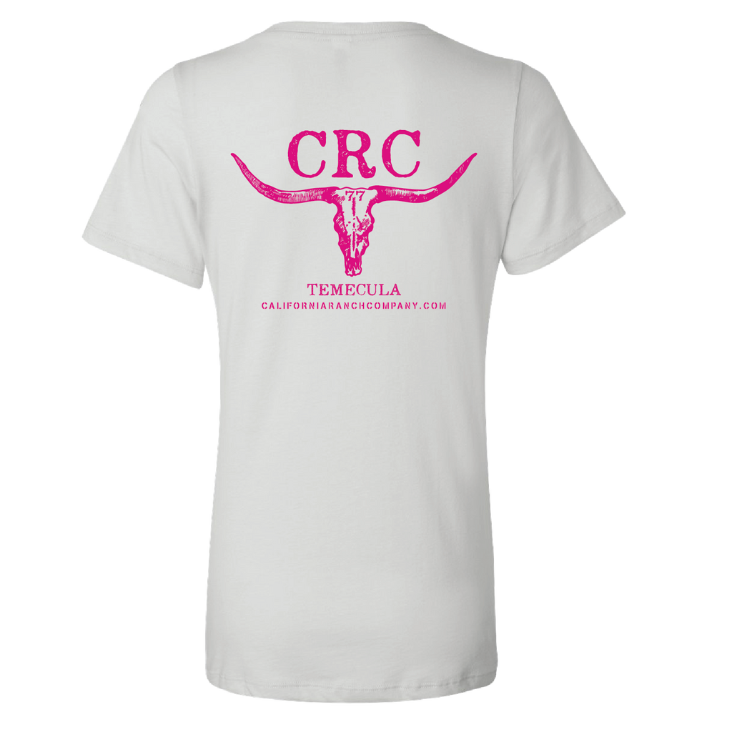 CRC Longhorn - Women's V-Neck Short Sleeve Tee