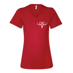 CRC Longhorn - Women's V-Neck Short Sleeve Tee