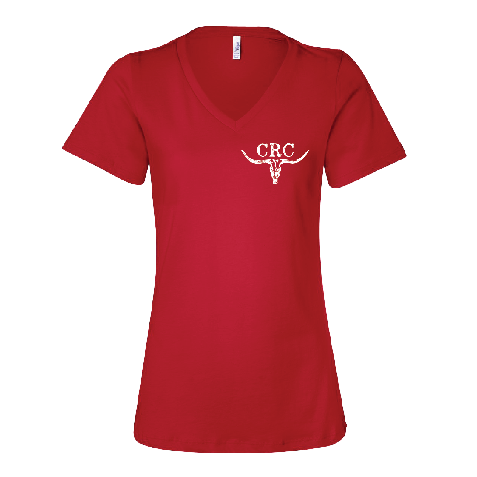 CRC Longhorn - Women's V-Neck Short Sleeve Tee