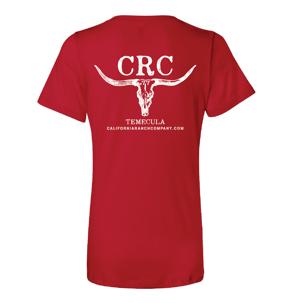 CRC Longhorn - Women's V-Neck Short Sleeve Tee