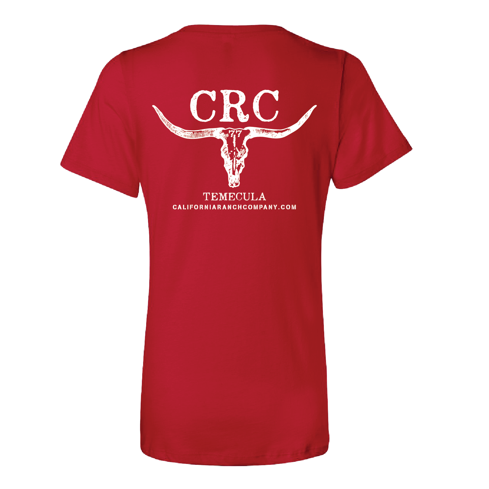 CRC Longhorn - Women's V-Neck Short Sleeve Tee