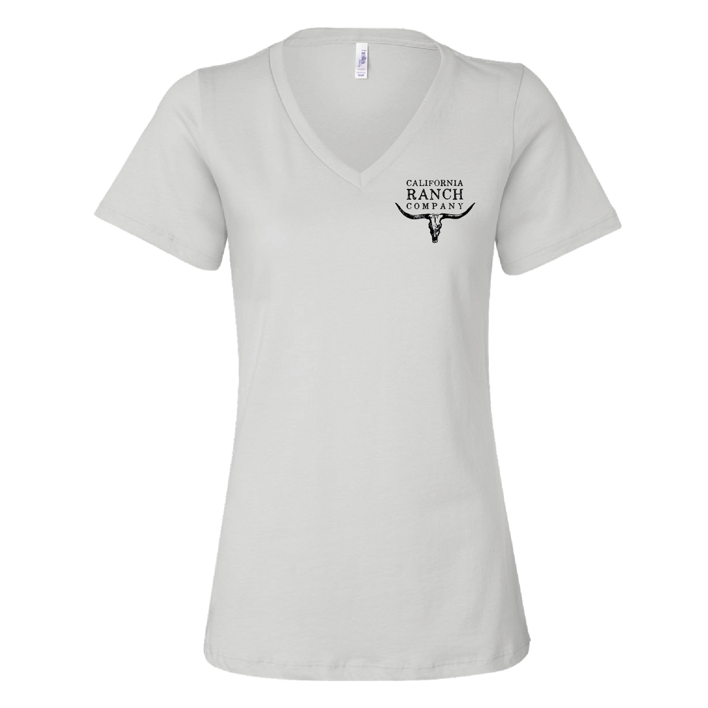 CRC BIG RANCH - Women's V-Neck Short Sleeve Tee